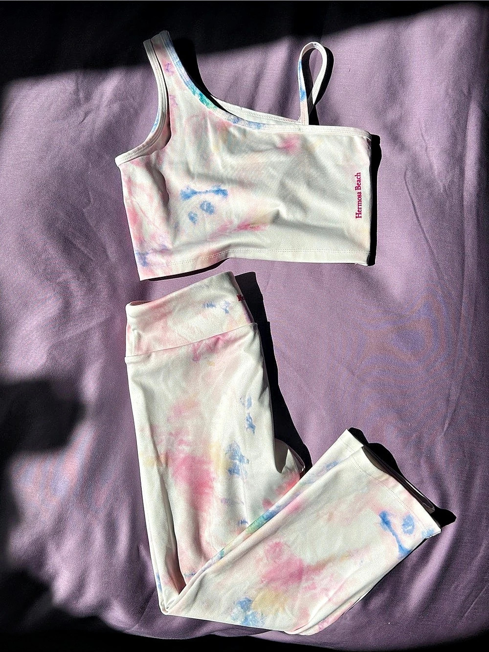 Zara Hermosa Beach Tie-Dye Activewear Set Girls 11-12